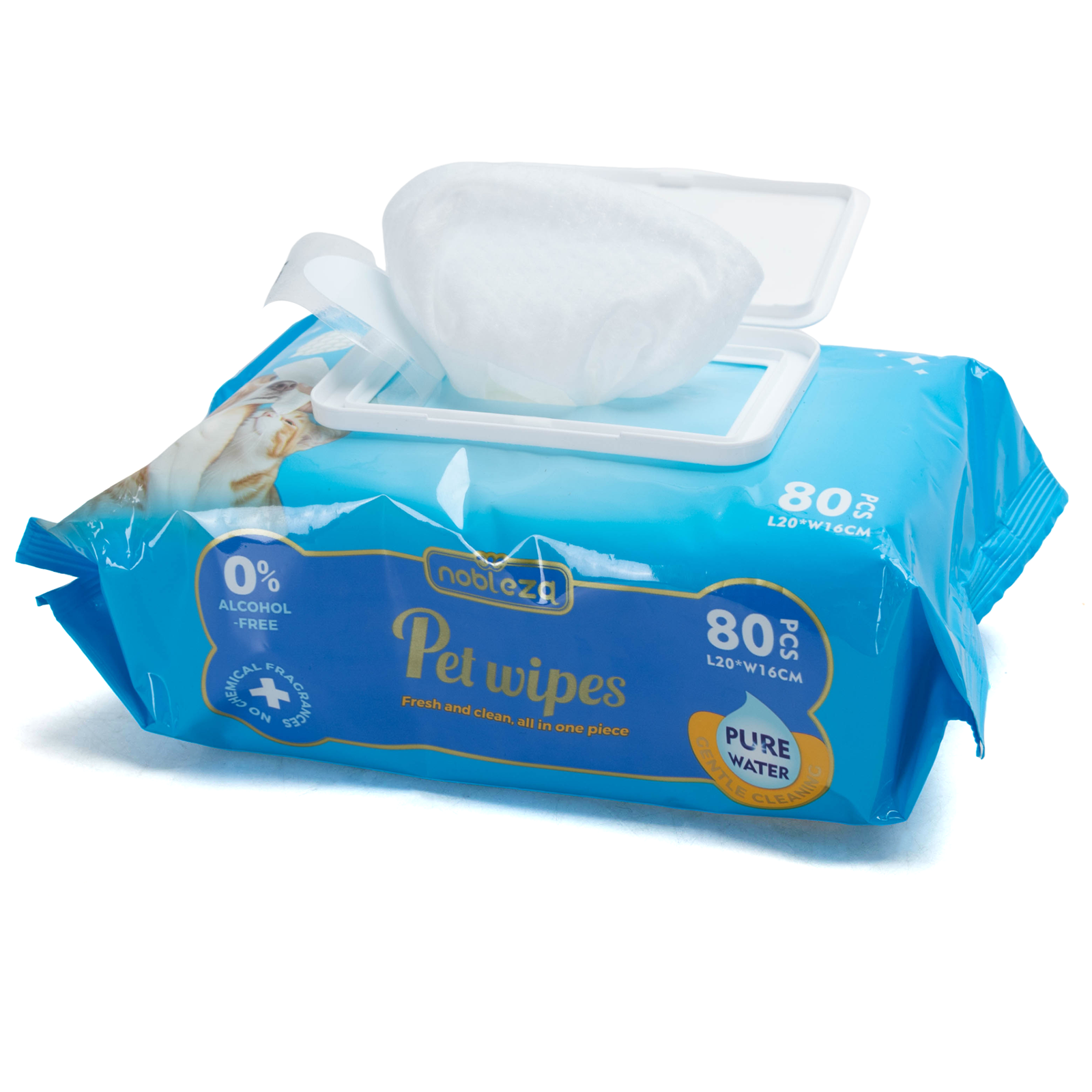 Nobleza Salviette Detergenti all'Acqua Profumata 80Pz
