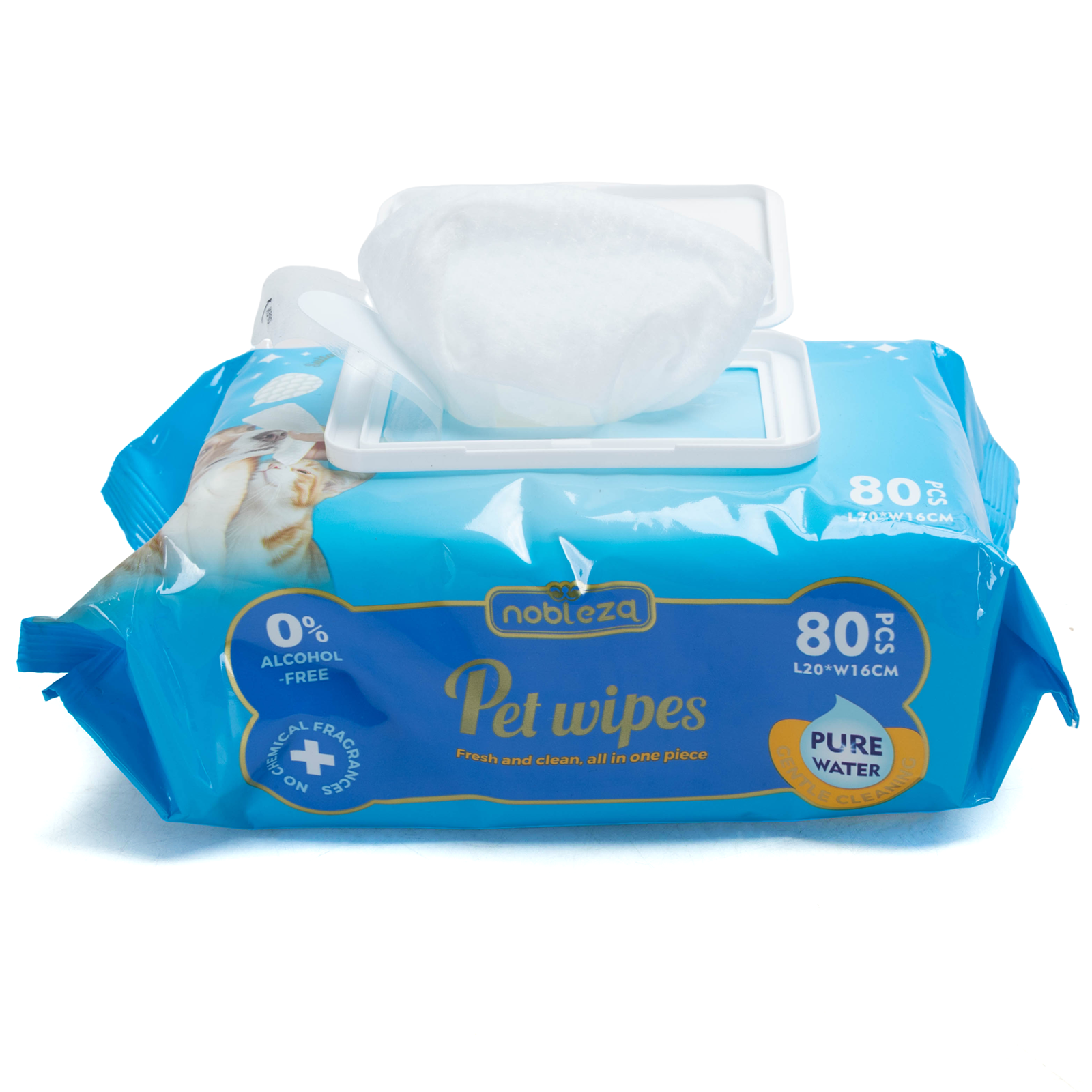 Nobleza Salviette Detergenti all'Acqua Profumata 80Pz