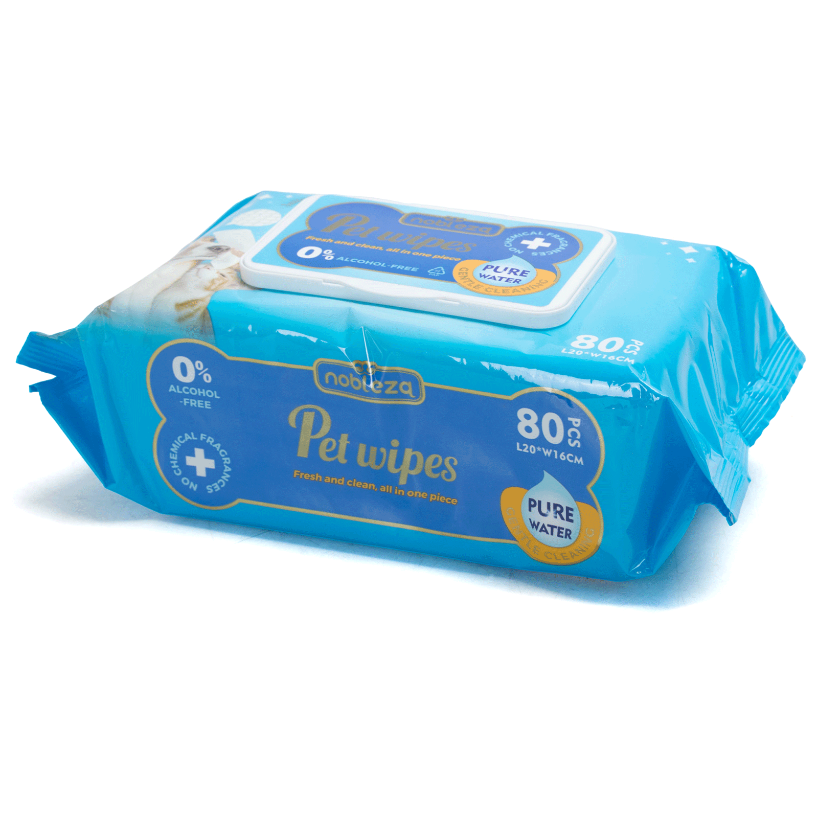 Nobleza Salviette Detergenti all'Acqua Profumata 80Pz