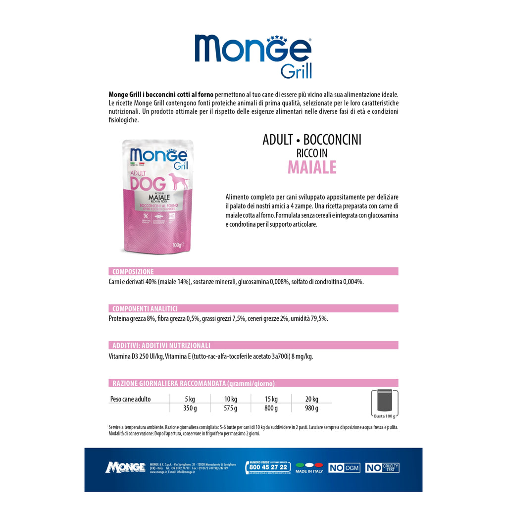 Monge Grill Adult Dog 24x100g