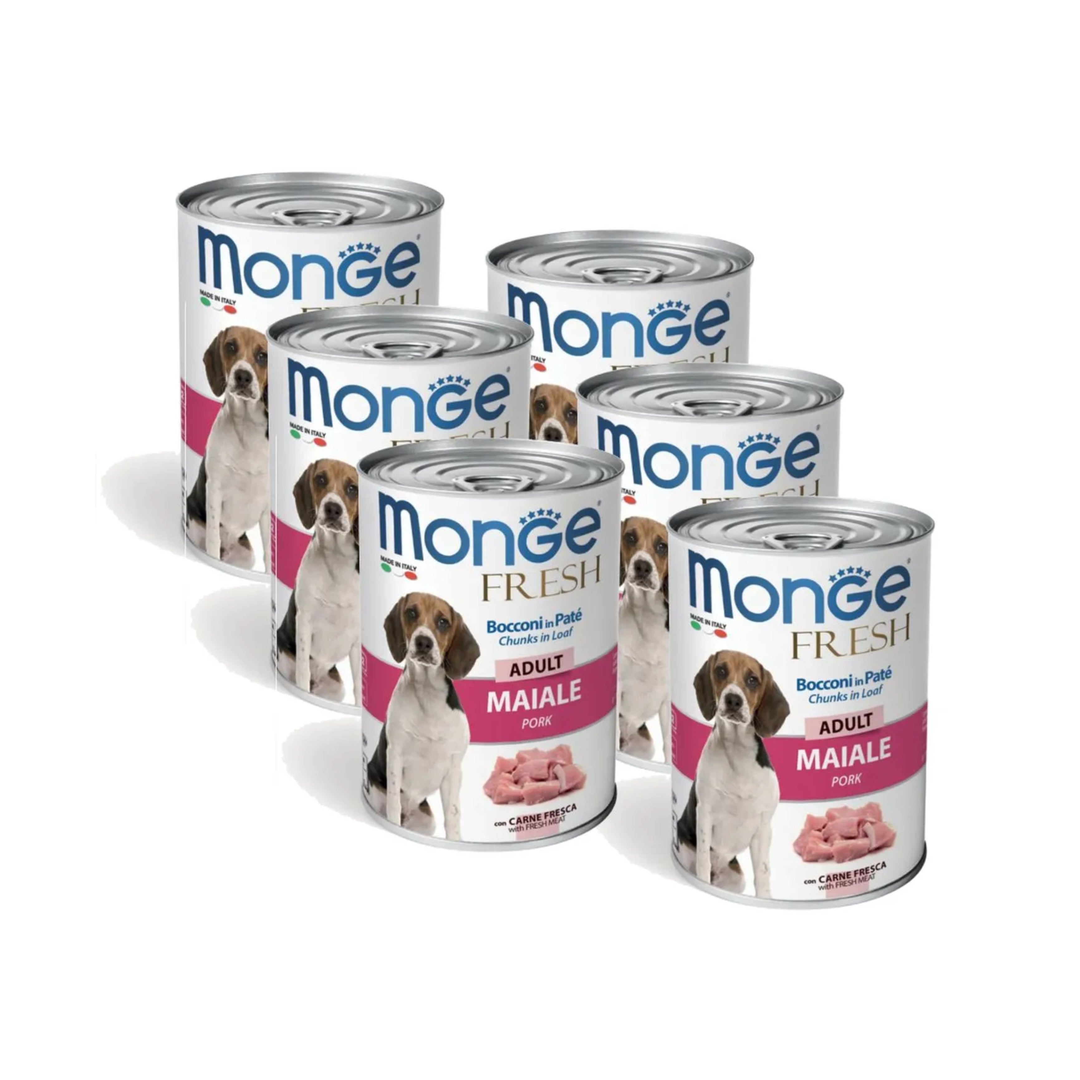 Monge Fresh Bocconi in Paté Adult 6x400g