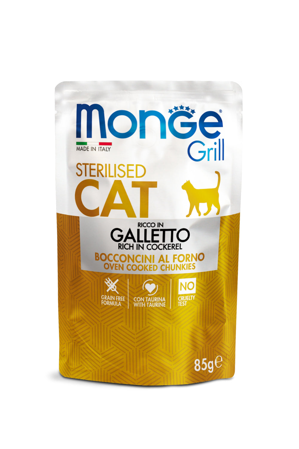 Monge Grill Sterilised Cat 28x85g