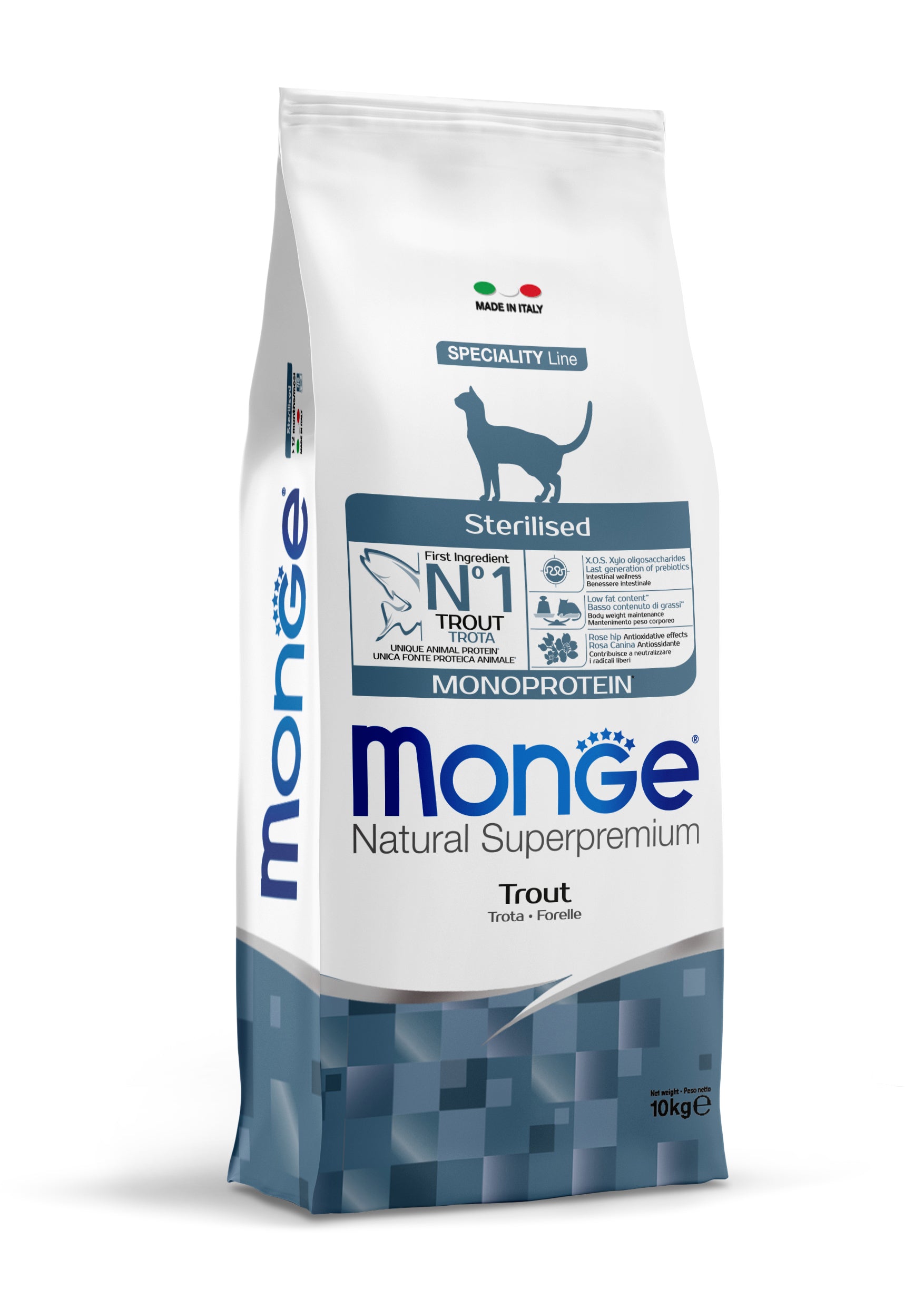 Monge Natural Superpremium Sterilised Monoprotein Trota