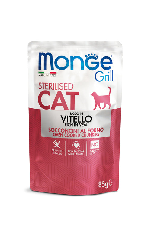 Monge Grill Sterilised Cat 28x85g
