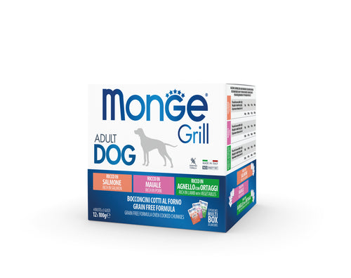 Monge Grill Multipack Adult Dog 12x100g