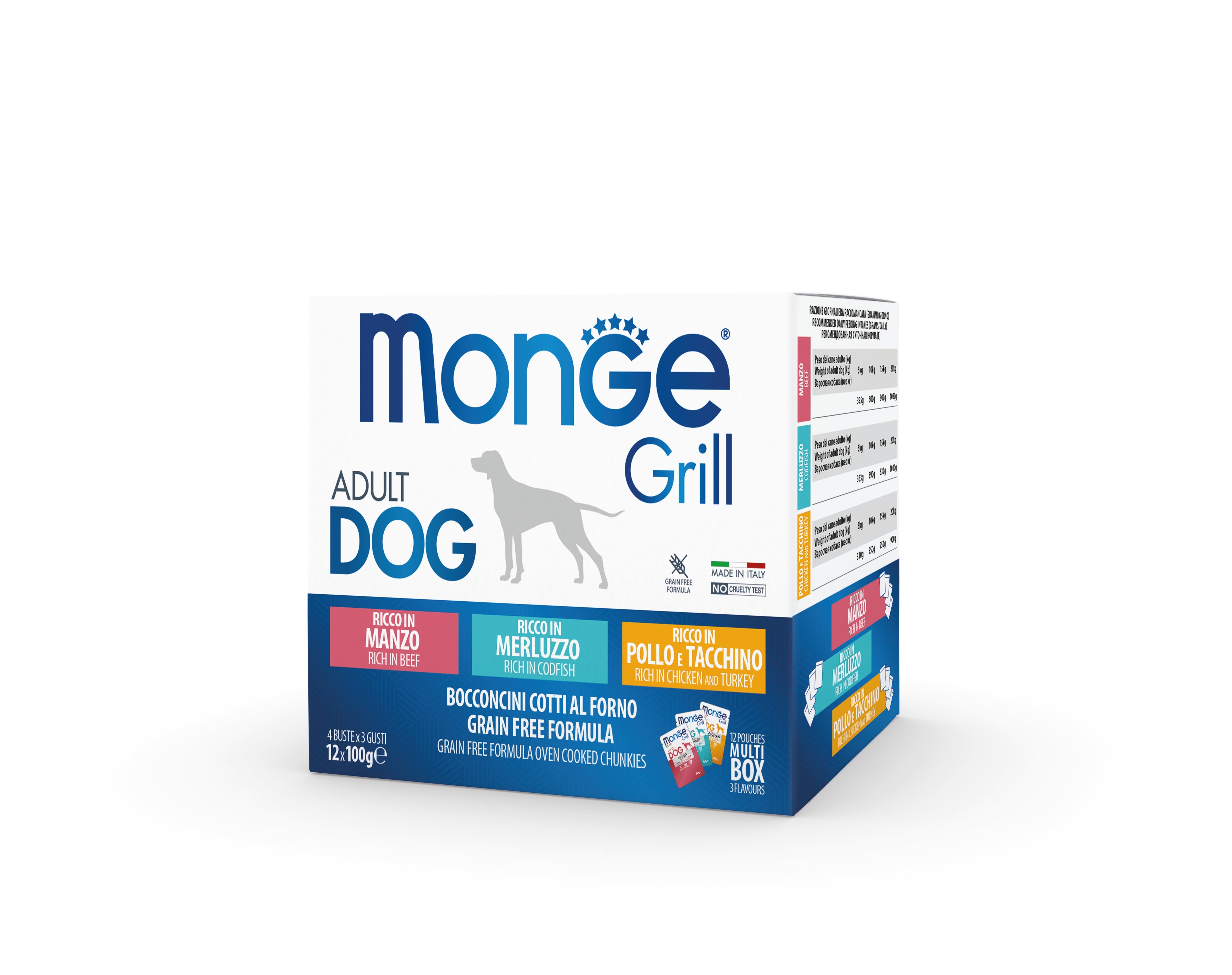 Monge Grill Multipack Adult Dog 12x100g