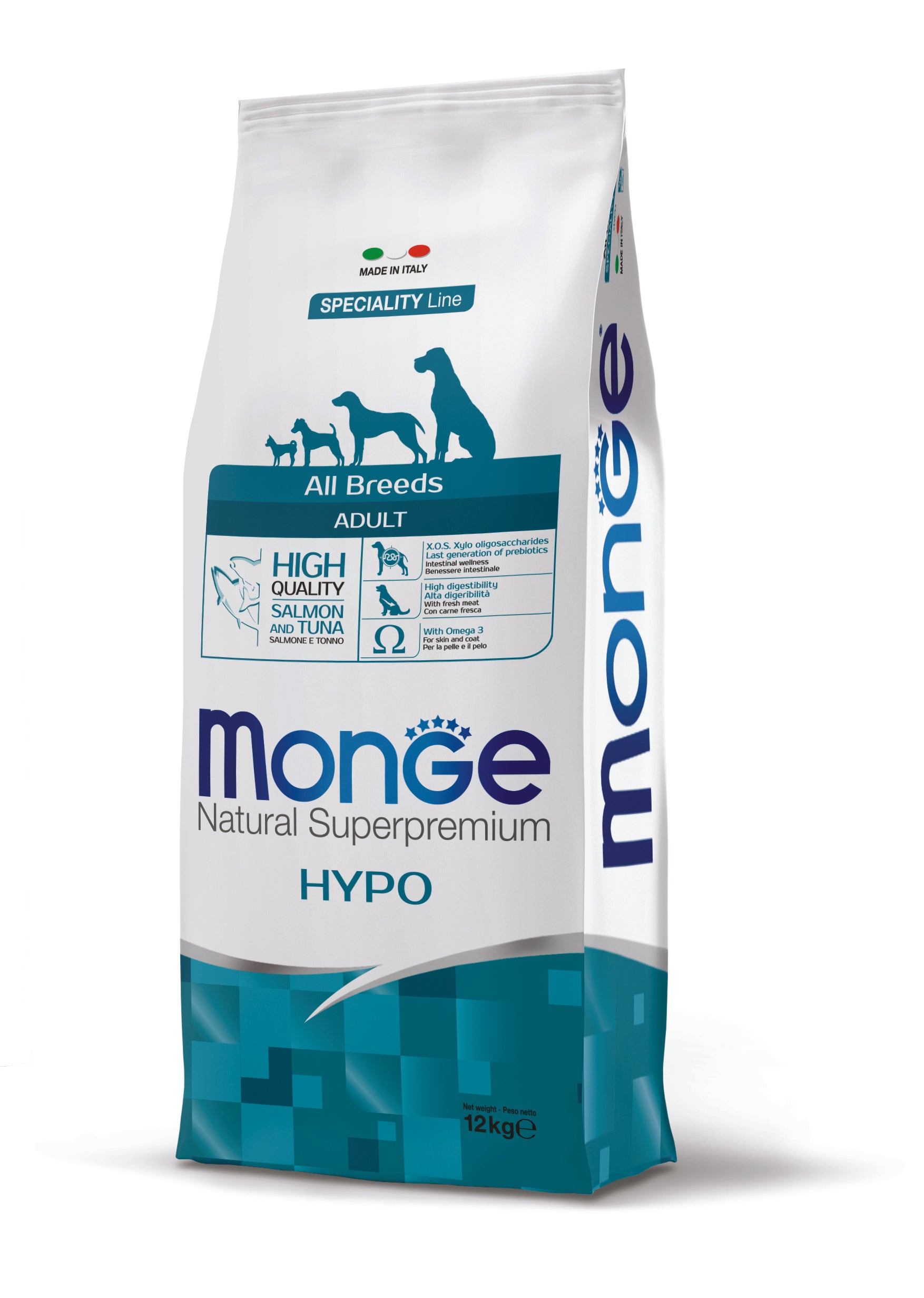 Monge Natural Superpremium All Breeds Adult Hypo Salmone e Tonno