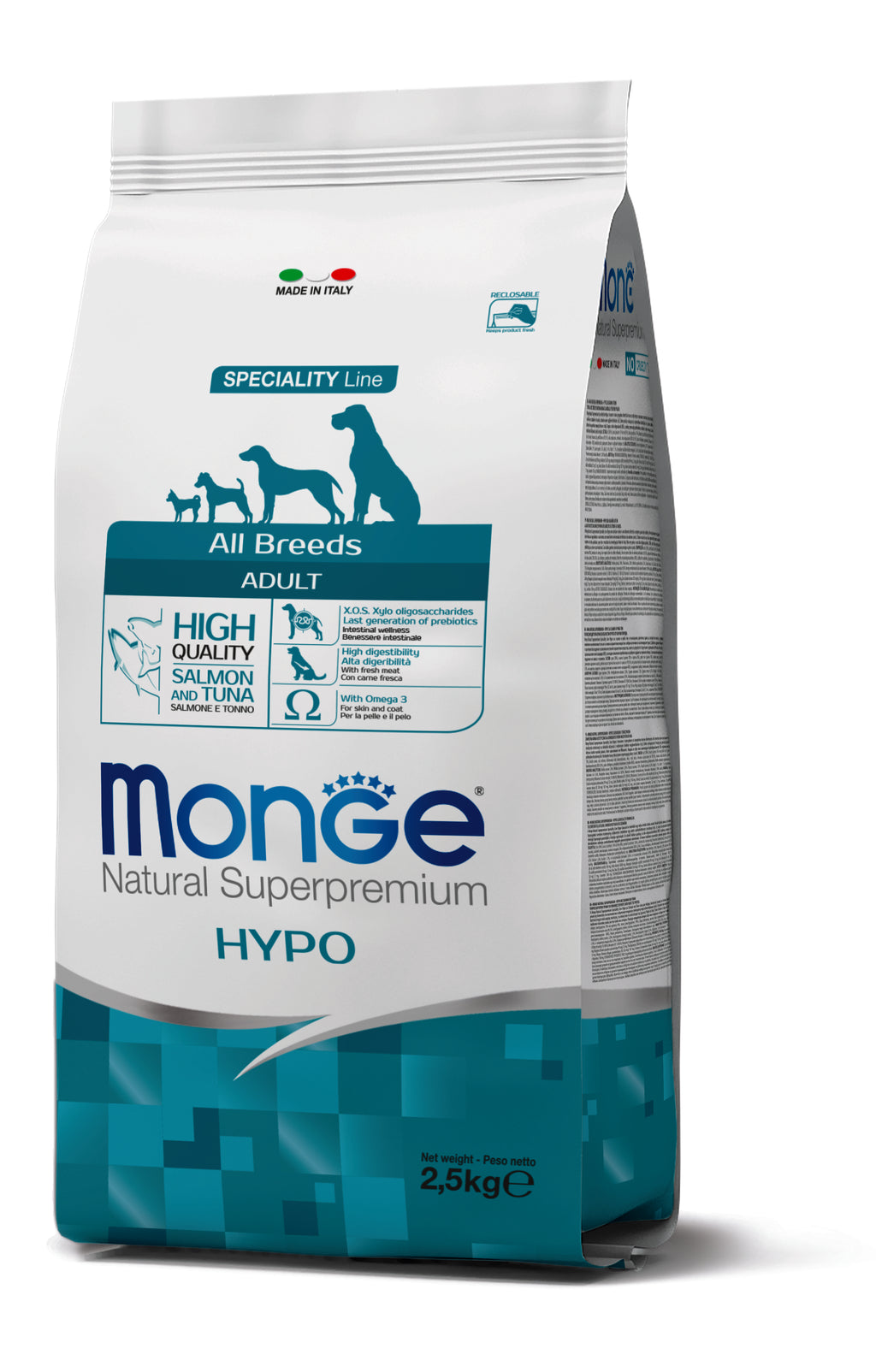 Monge Natural Superpremium All Breeds Adult Hypo Salmone e Tonno