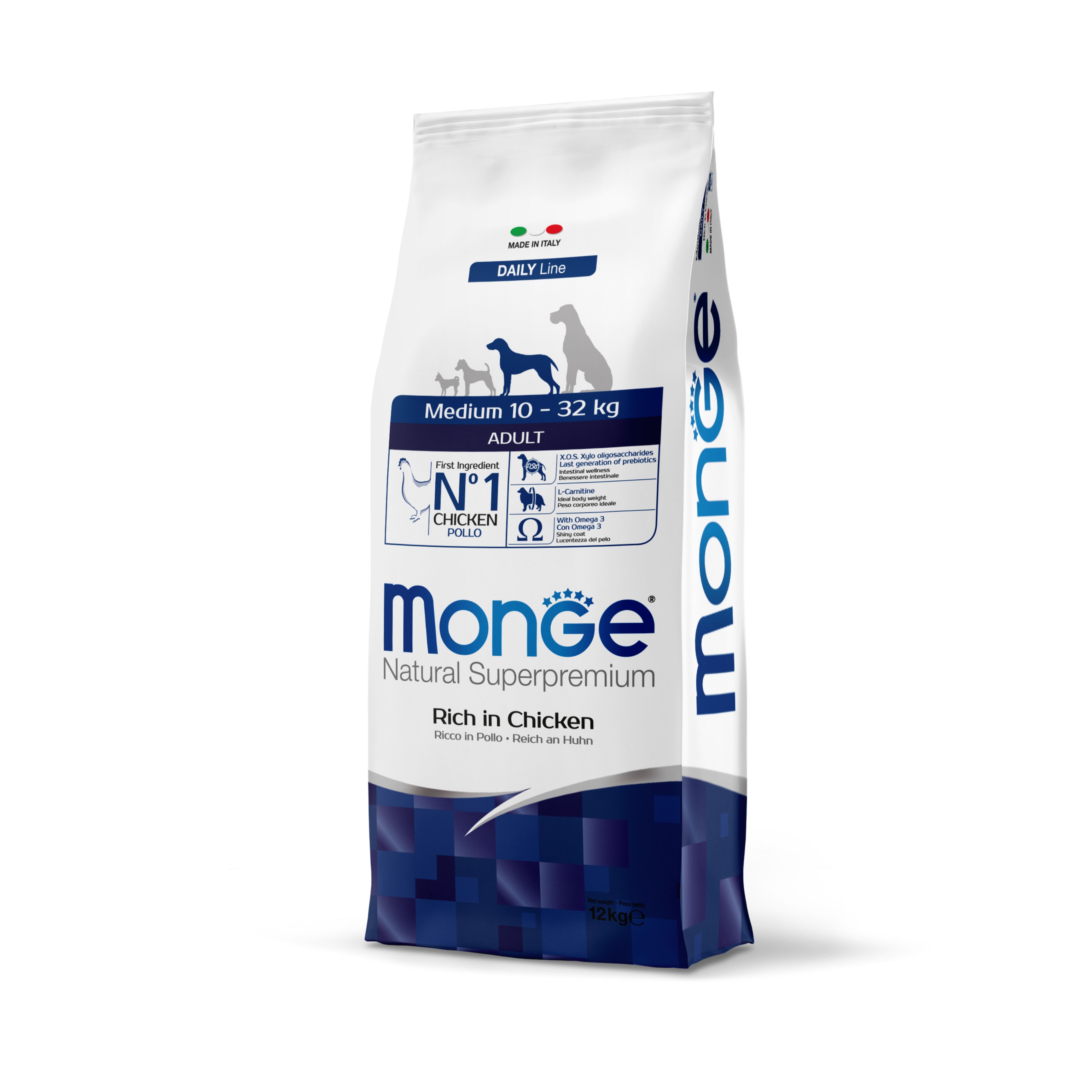 Monge Natural Superpremium Medium Adult Ricco in Pollo