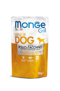 Monge Grill Junior Dog Pollo e Tacchino 24x100g