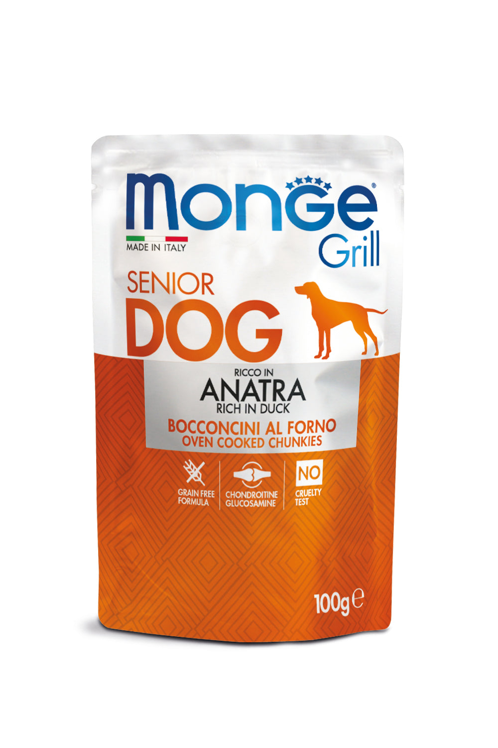 Monge Grill Senior Dog Anatra 24x100g