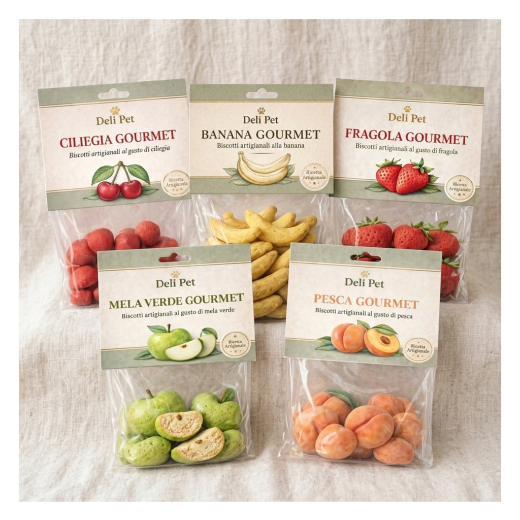 Deli Pet Biscotti Artigianali alla Frutta per Cani 250g