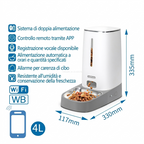 Nobleza Distributore di Crocchette Automatico Smart 4L