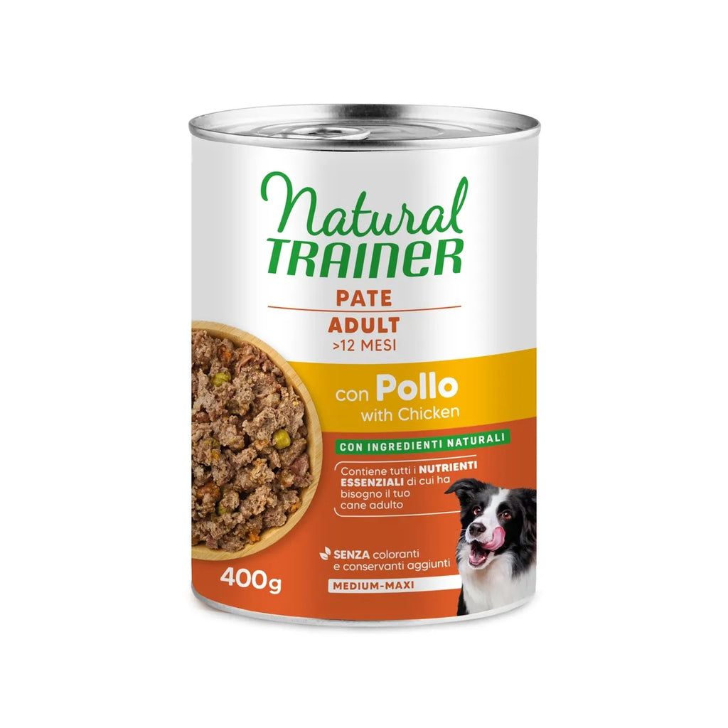 Natural Trainer Paté Adult Medium-Maxi 12x400g