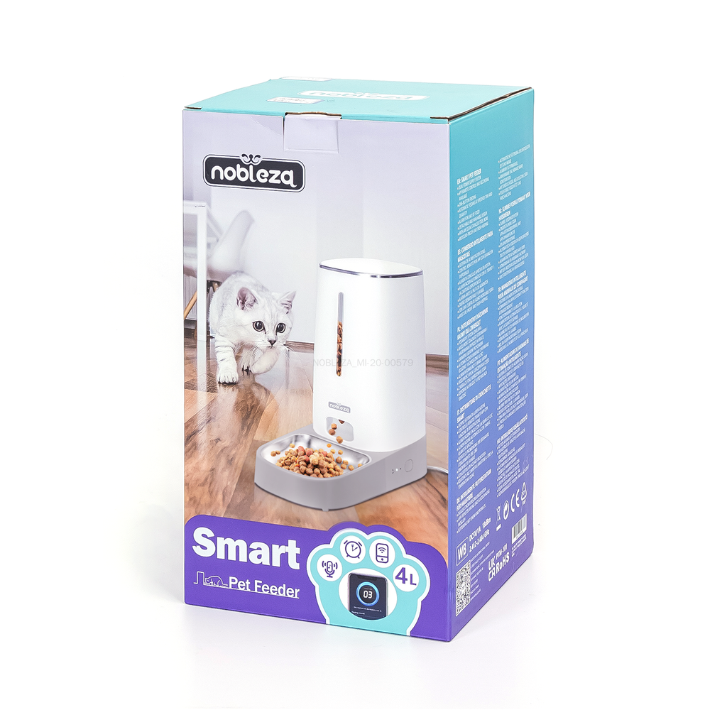 Nobleza Distributore di Crocchette Automatico Smart 4L