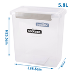 Nobleza Contenitore per Alimenti con Chiusura Ermetica 5.8L