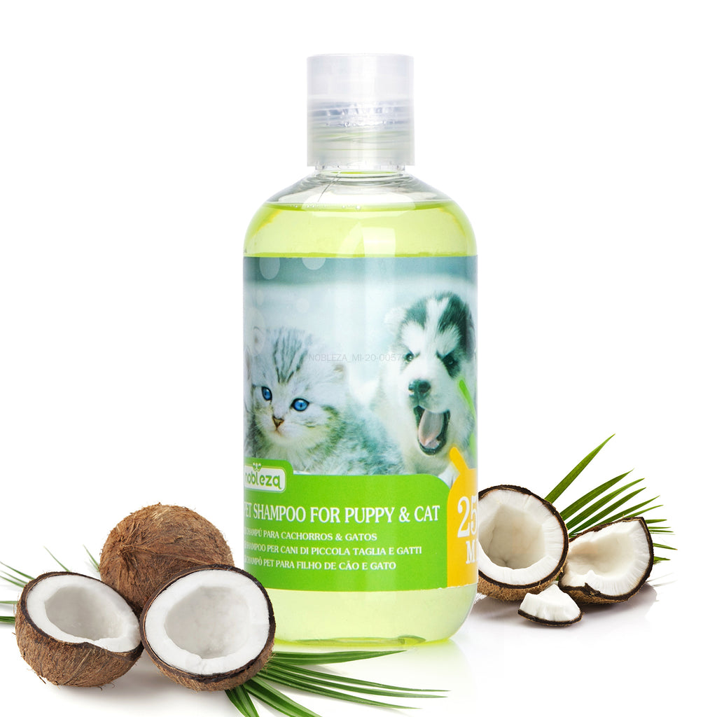 Nobleza Shampoo al Cocco per Cuccioli Cani e Gatti 250ml
