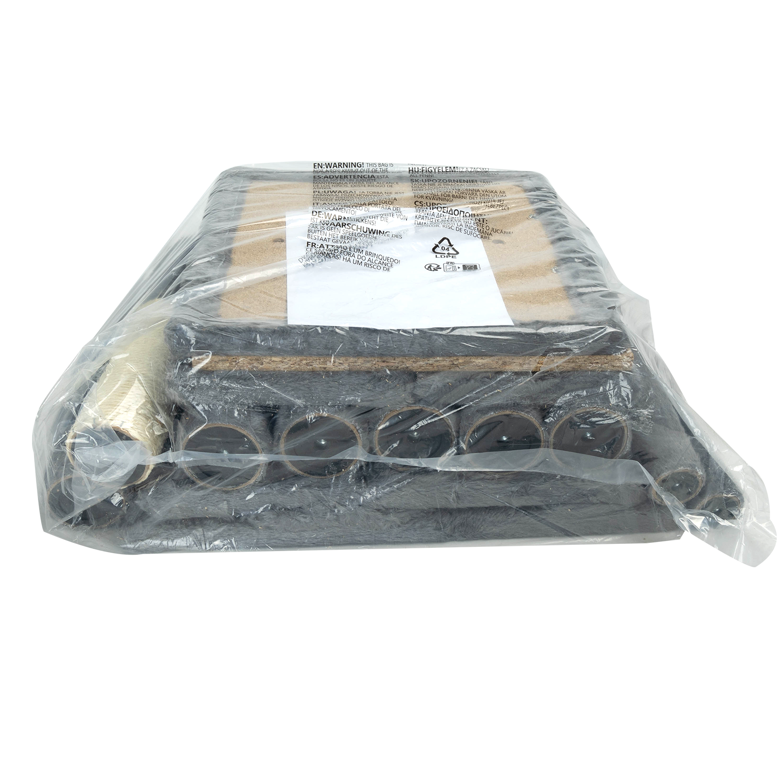 Nobleza Tiragraffi per Gatti Parco Giochi Grigio 99Cm