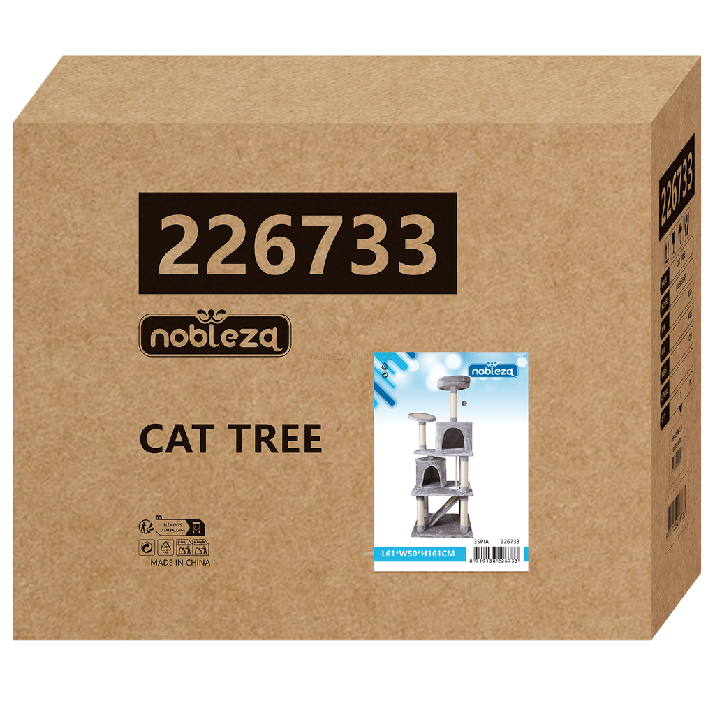 Nobleza Tiragraffi Grande Grigio 161cm