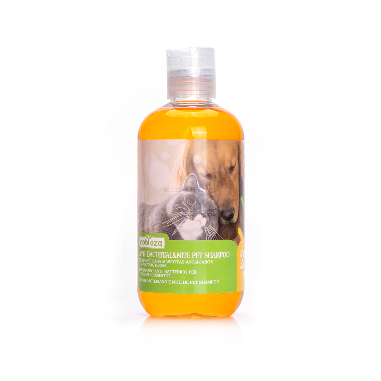 Nobleza Shampoo Antibatterico e Antiacaro Latte d'Avena per Cani e Gatti 250ml