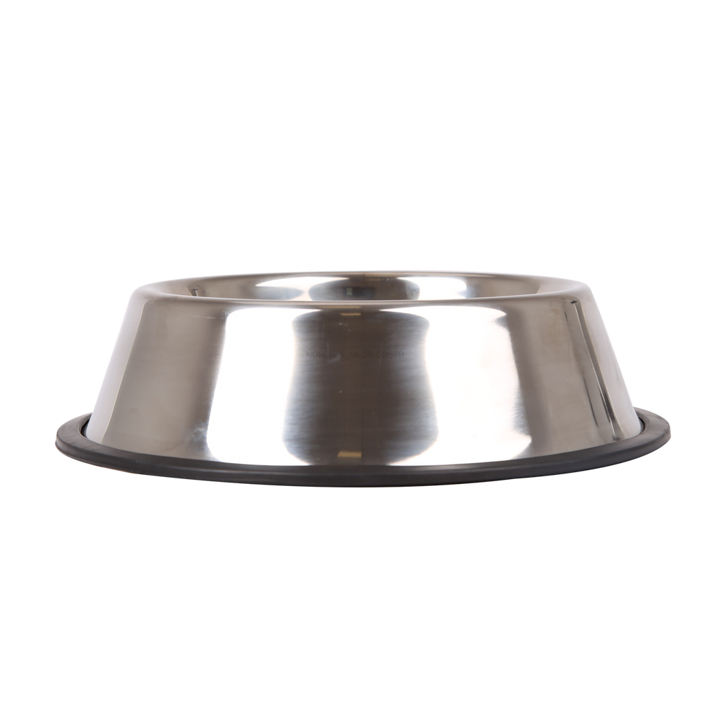 Nobleza 2 Ciotole Antiscivolo Acciaio Inox