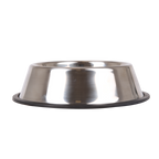 Nobleza 2 Ciotole Antiscivolo Acciaio Inox