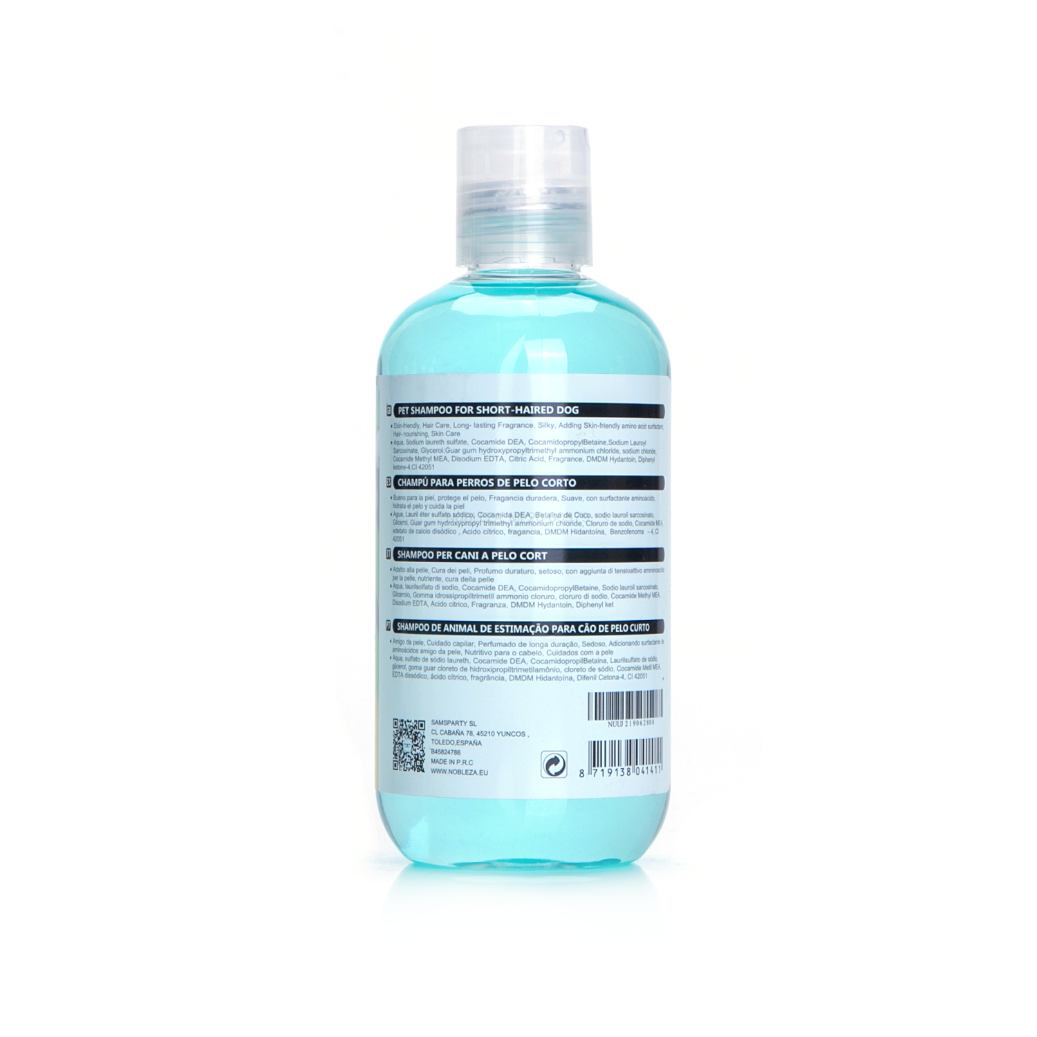 Nobleza Shampoo per Cani a Pelo Corto Mandorla e Miele 250ml