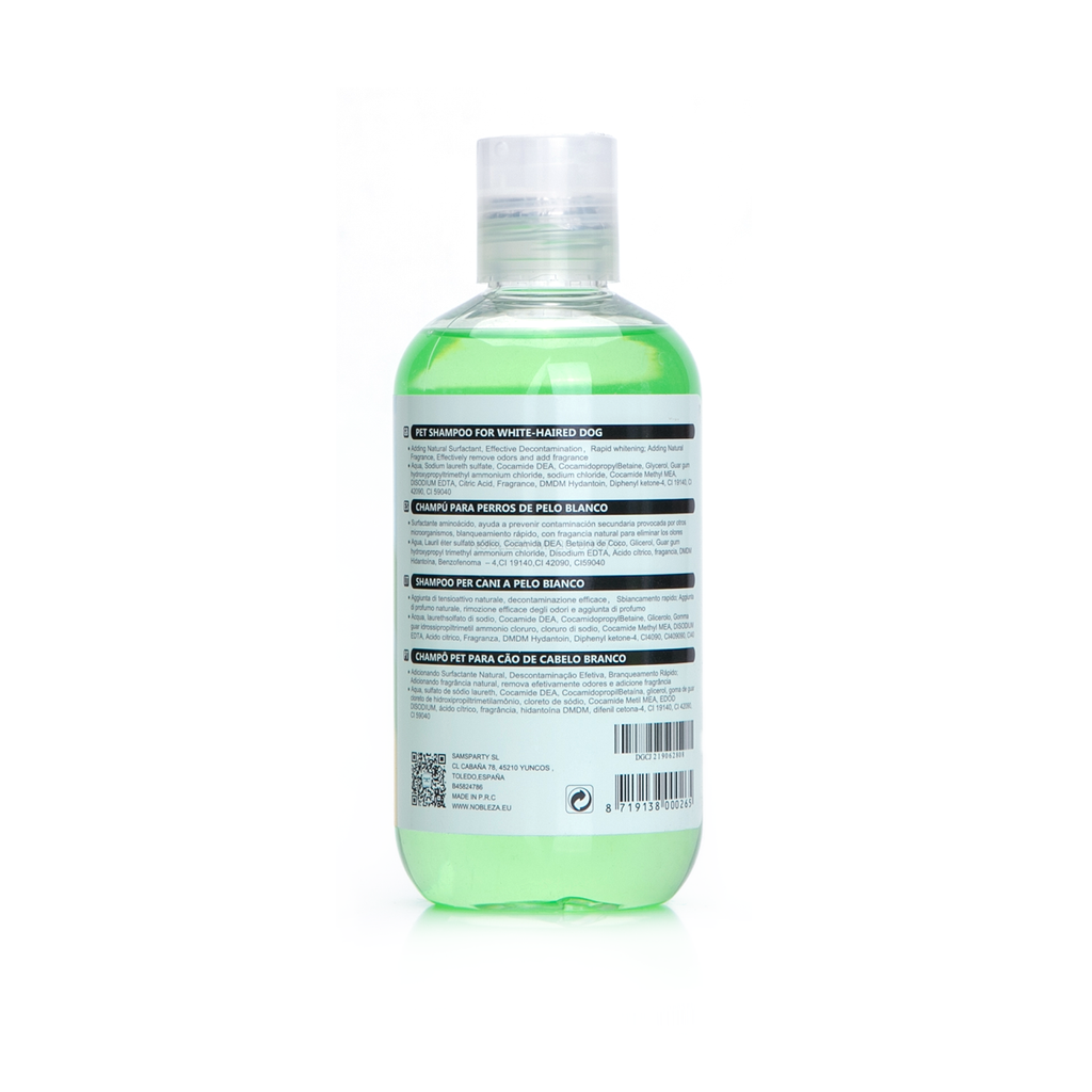 Nobleza Shampoo per Cani a Pelo Chiaro 250ml