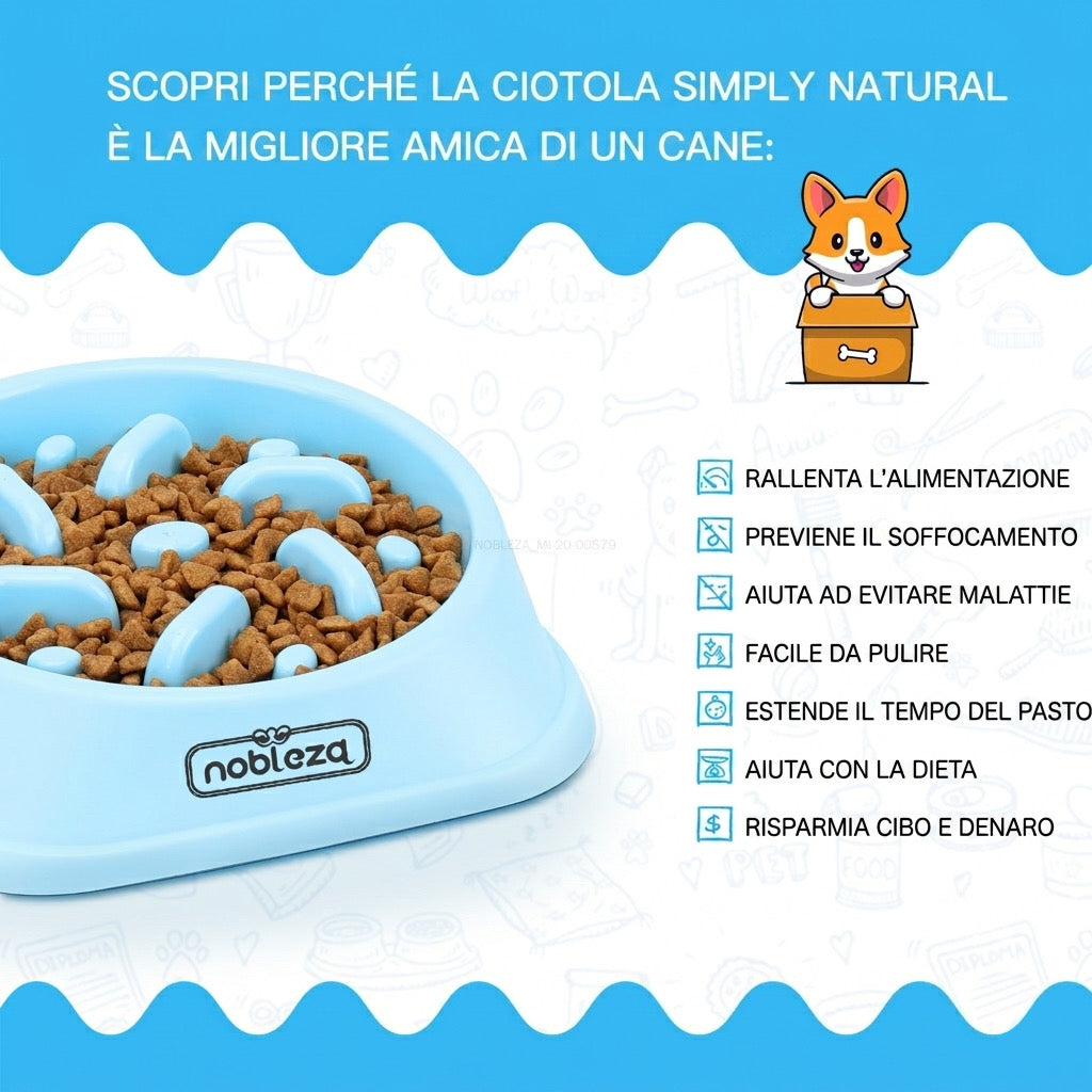 Nobleza Ciotola per Cani Voraci
