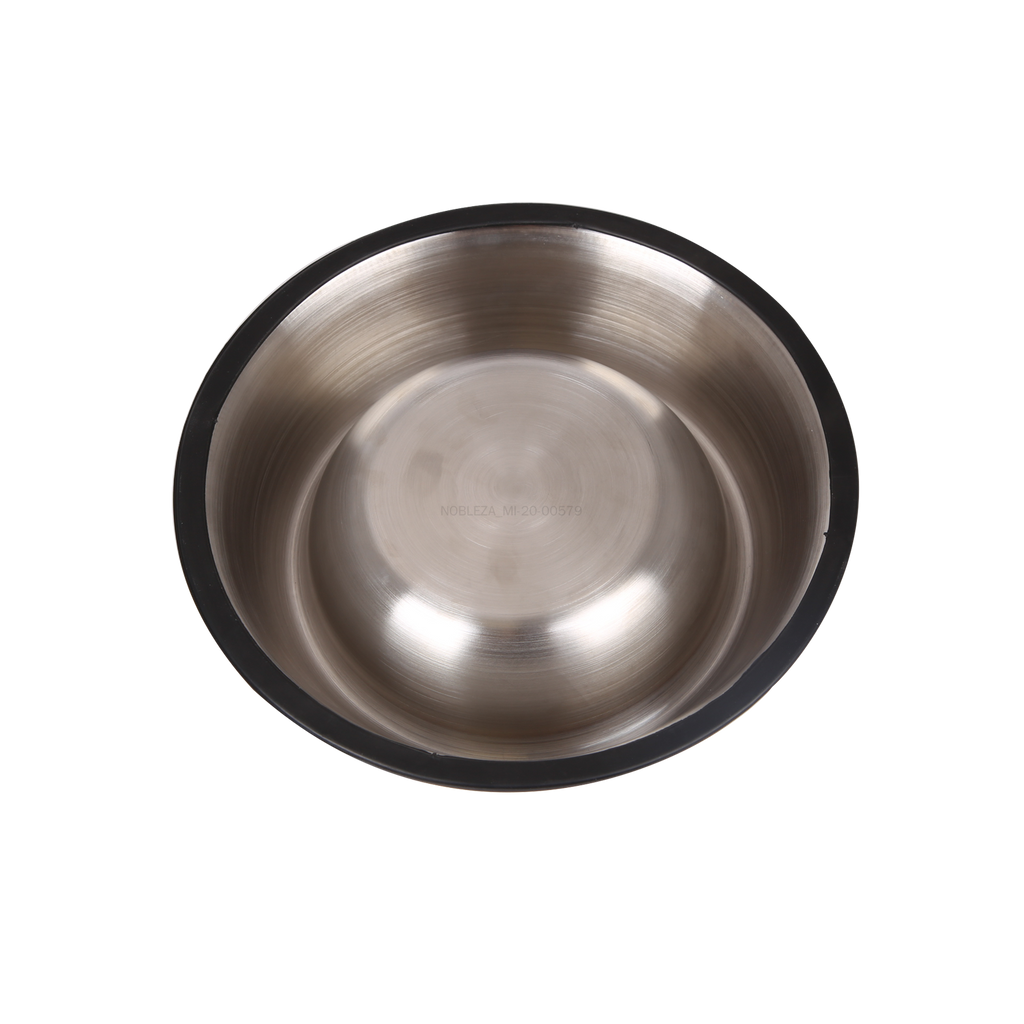 Nobleza 2 Ciotole Antiscivolo Acciaio Inox