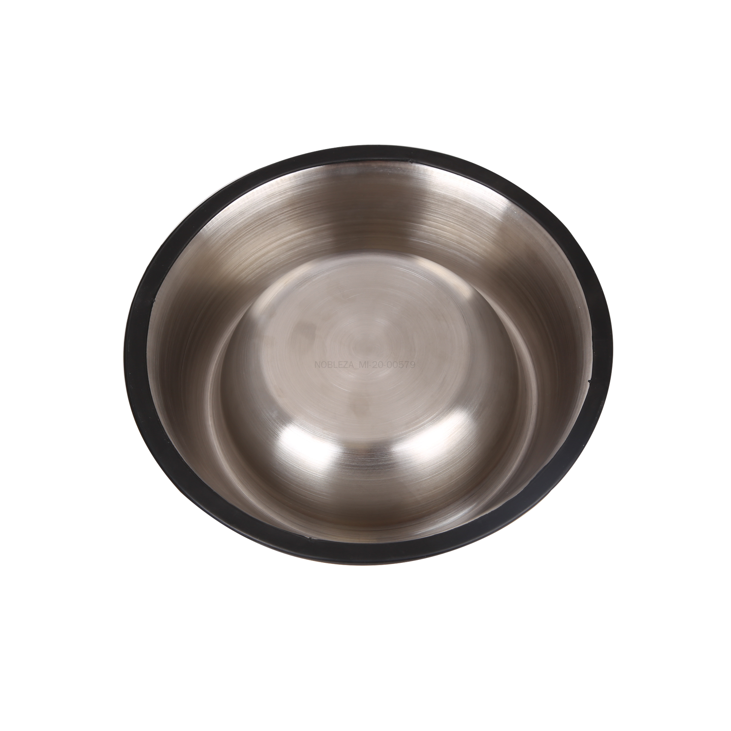 Nobleza 2 Ciotole Antiscivolo Acciaio Inox