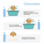 Nobleza Shampoo Secco Limone e Vaniglia per Cani, Gatti e Conigli 250ml