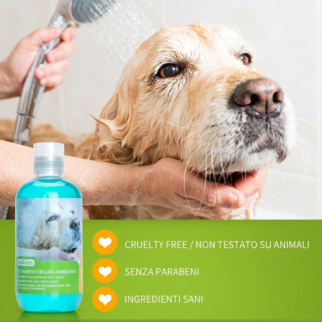 Nobleza Shampoo per Cani a Pelo Lungo Lavanda e Agrumi 250ml