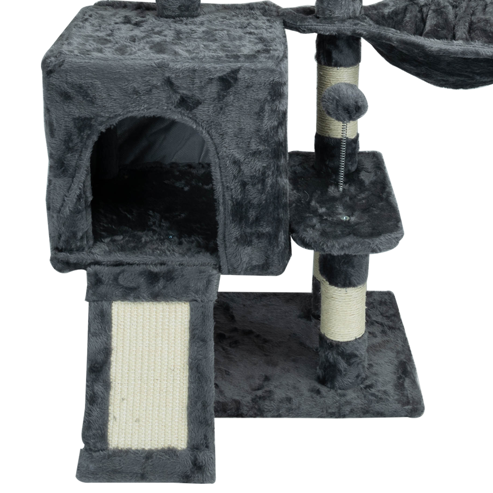 Nobleza Tiragraffi per Gatti Parco Giochi Grigio 99Cm