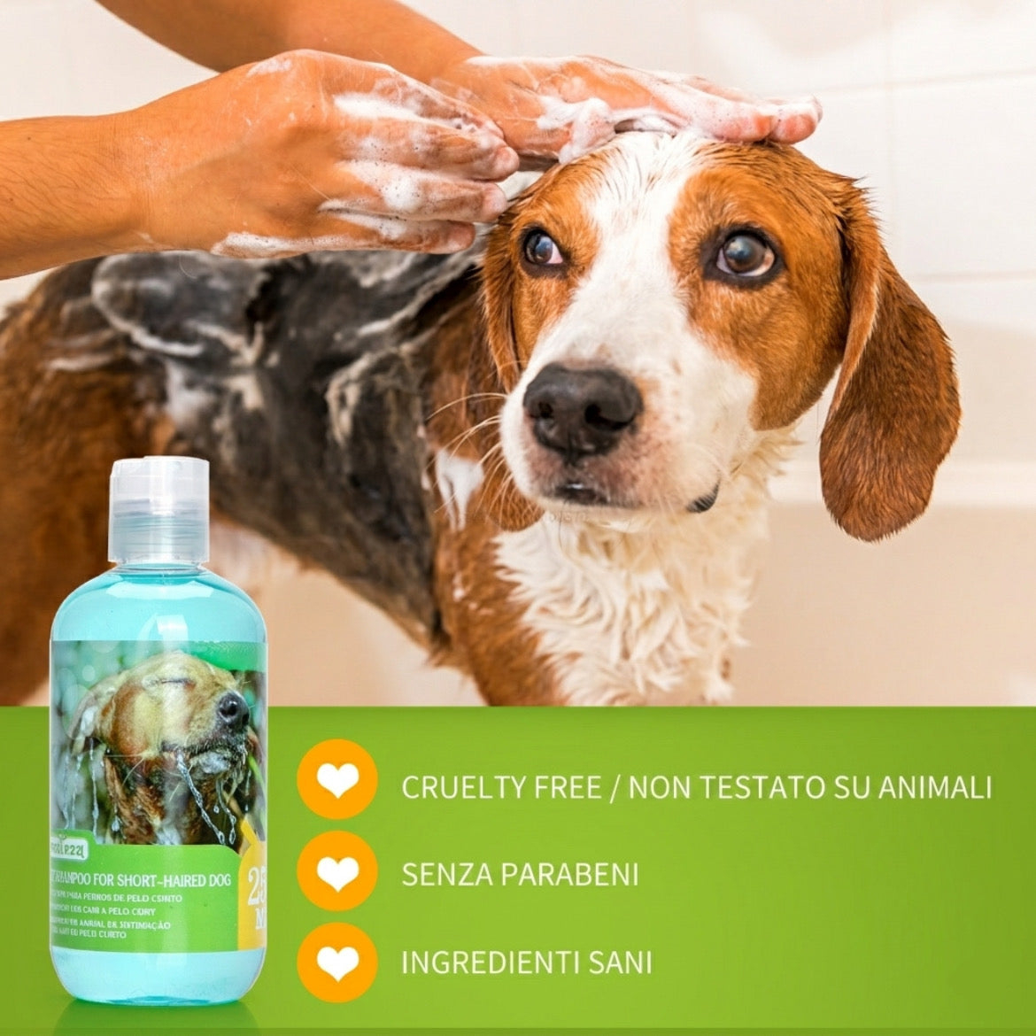 Nobleza Shampoo per Cani a Pelo Corto Mandorla e Miele 250ml