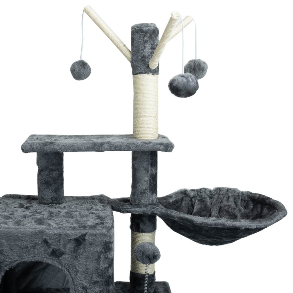 Nobleza Tiragraffi per Gatti Parco Giochi Grigio 99Cm