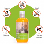Nobleza Shampoo Antibatterico e Antiacaro Latte d'Avena per Cani e Gatti 250ml