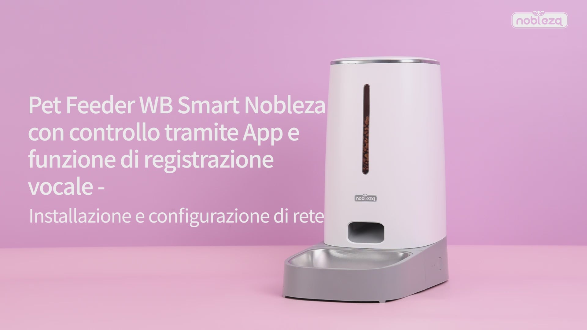 Nobleza Distributore di Crocchette Automatico Smart 4L